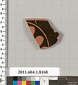Terracotta rim fragment of a kylix (drinking cup) by Unknown Artist