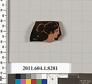 Terracotta rim fragment of a kylix (drinking cup) by Unknown Artist