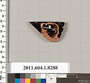 Terracotta rim fragment of a kylix (drinking cup) by Unknown Artist