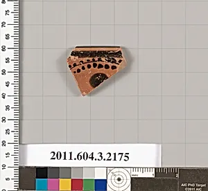 Terracotta rim fragment of a kylix (drinking cup) by Unknown Artist