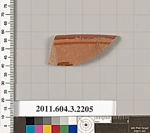 Terracotta rim fragment of a kylix (drinking cup) by Unknown Artist
