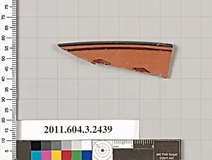 Terracotta rim fragment of a kylix (drinking cup) by Unknown Artist