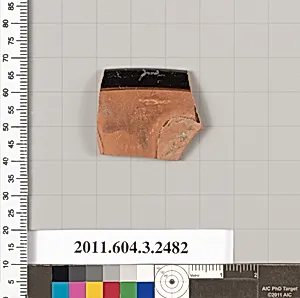 Terracotta rim fragment of a kylix (drinking cup) by Unknown Artist
