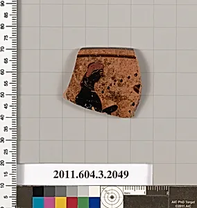 Terracotta rim fragment of a kylix (drinking cup) by Unknown Artist