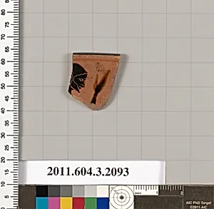 Terracotta rim fragment of a kylix (drinking cup) by Unknown Artist