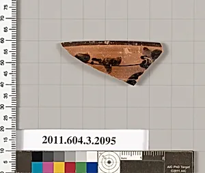 Terracotta rim fragment of a kylix (drinking cup) by Unknown Artist