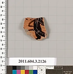 Terracotta rim fragment of a kylix (drinking cup) by Unknown Artist