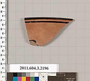 Terracotta rim fragment of a kylix (drinking cup) by Unknown Artist