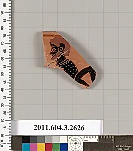 Terracotta rim fragment of a kylix (drinking cup) by Unknown Artist