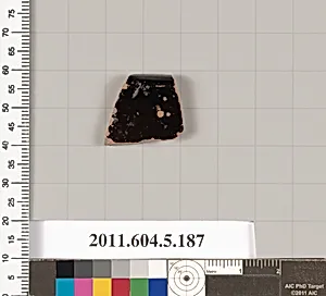 Terracotta rim fragment of a kylix (drinking cup)?