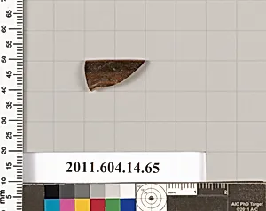 Terracotta rim fragment of a kylix (drinking cup) by Unknown Artist