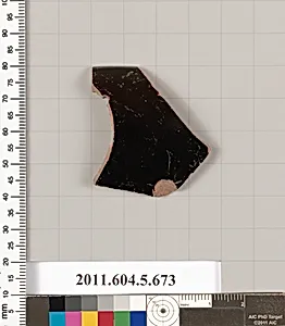 Terracotta rim fragment of a kylix (drinking cup) by Unknown Artist