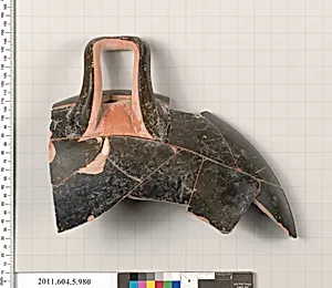 Terracotta rim fragment of a kylix (drinking cup) by Unknown Artist