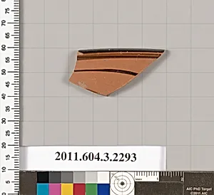 Terracotta rim fragment of a kylix: eye-cup (drinking cup) by Unknown Artist