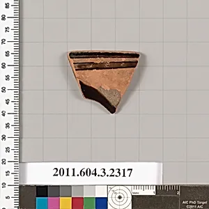 Terracotta rim fragment of a kylix: eye-cup (drinking cup) by Unknown Artist