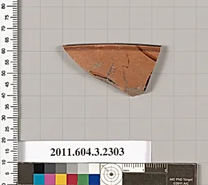 Terracotta rim fragment of a kylix: eye-cup (drinking cup) by Unknown Artist