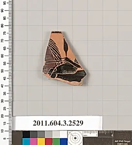 Terracotta rim fragment of a kylix: Siana cup (drinking cup) by Unknown Artist