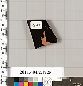 Terracotta rim fragment of a skyphos (deep drinking cup) by Unknown Artist