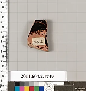 Terracotta rim fragment of a skyphos (deep drinking cup) by Unknown Artist