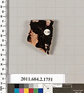 Terracotta rim fragment of a skyphos (deep drinking cup) by Unknown Artist