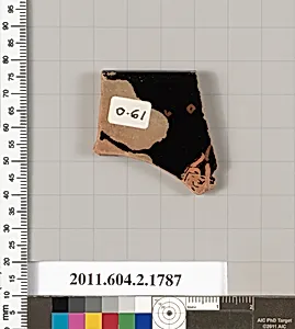 Terracotta rim fragment of a skyphos (deep drinking cup) by Unknown Artist
