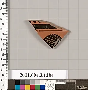 Terracotta rim fragment of a skyphos (deep drinking cup) by Unknown Artist
