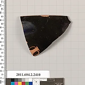 Terracotta rim fragment of a skyphos (deep drinking cup) by Unknown Artist