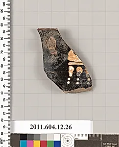 Terracotta rim fragment of a skyphos (deep drinking cup) by Unknown Artist