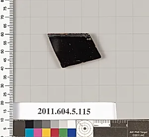 Terracotta rim fragment of a stemless kylix (drinking cup)?