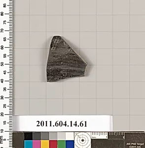 Terracotta rim fragment of an open shape by Unknown Artist