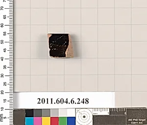 Terracotta rim fragment of an open shape by Unknown Artist