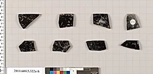 Terracotta rim fragments of kylikes (drinking cups) by Unknown Artist