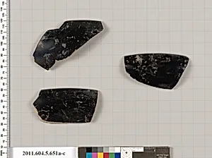 Terracotta rim fragments of kylikes (drinking cups) by Unknown Artist