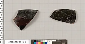 Terracotta rim fragments of kylikes (drinking cups) by Unknown Artist