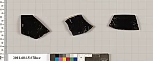 Terracotta rim fragments of kylikes (drinking cups) by Unknown Artist