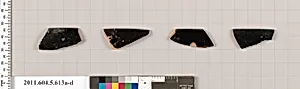 Terracotta rim fragments of kylikes (drinking cups) by Unknown Artist