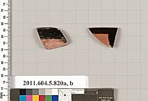 Terracotta rim fragments of kylikes (drinking cups) by Unknown Artist