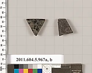Terracotta rim fragments of kylikes (drinking cups) by Unknown Artist
