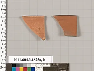Terracotta rim fragments of kylikes: Lip cup (drinking cup) by Unknown Artist