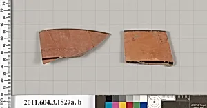 Terracotta rim fragments of kylikes: Lip cup (drinking cup) by Unknown Artist