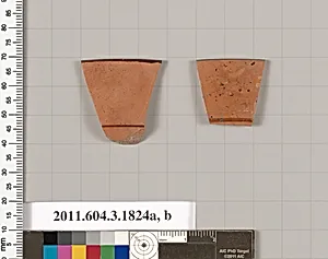 Terracotta rim fragments of kylikes: Lip cup (drinking cup) by Unknown Artist