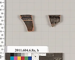 Terracotta rim fragments of open shapes by Unknown Artist