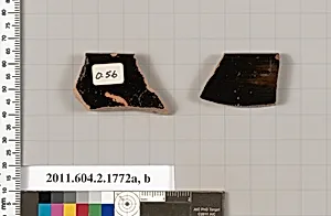 Terracotta rim fragments of skyphoi (deep drinking cups) by Unknown Artist