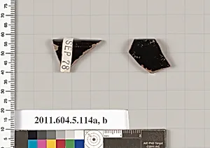 Terracotta rim fragments of stemless kylikes (drinking cups)?