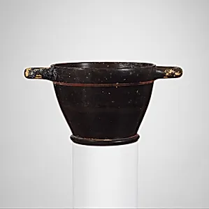 Terracotta skyphos (deep drinking cup)