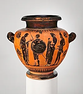 Terracotta stamnos (storage jar)
