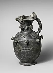 Terracotta trefoil oinochoe (jug) by Unknown Artist