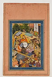 "A Gathering of Court Women", Folio from the Davis Album