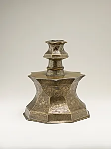 Candlestick with Figural Imagery