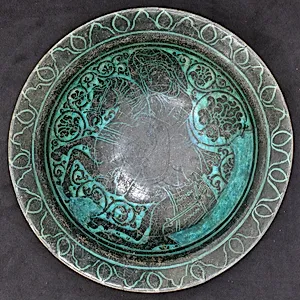 Dish with Horse and Rider